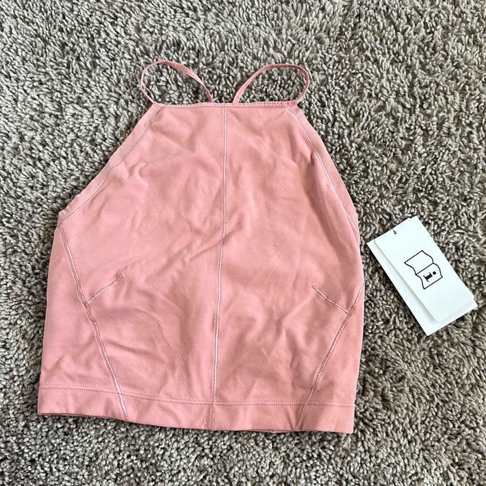 Coral Nike sports bra
